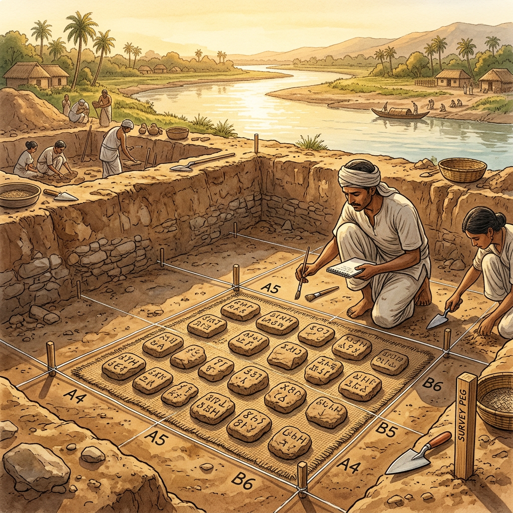 6th-Century BCE 'Vrata-Siddhanta' Clay Tablets Found in the Narmada Basin Reveal Early Vedic Ethics of Commitment