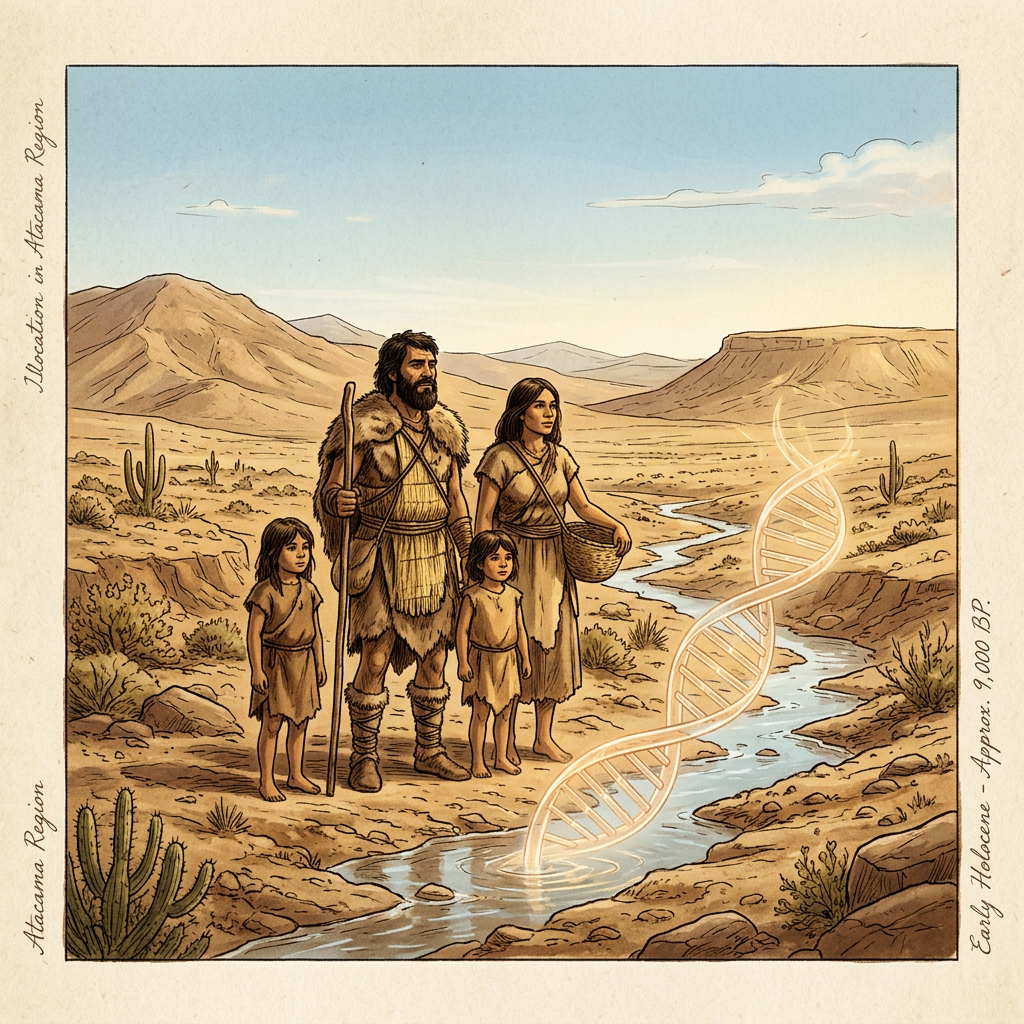 Genomic Analysis of 8,000-Year-Old Atacama Remains Reveals Earliest Human Genetic Adaptation to High Arsenic Levels