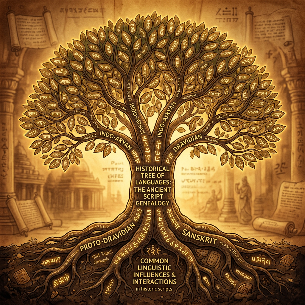 AI-Based Linguistic Reconstruction Traces Proto-Dravidian Botanical Terms in 2nd-Century Sanskrit Texts