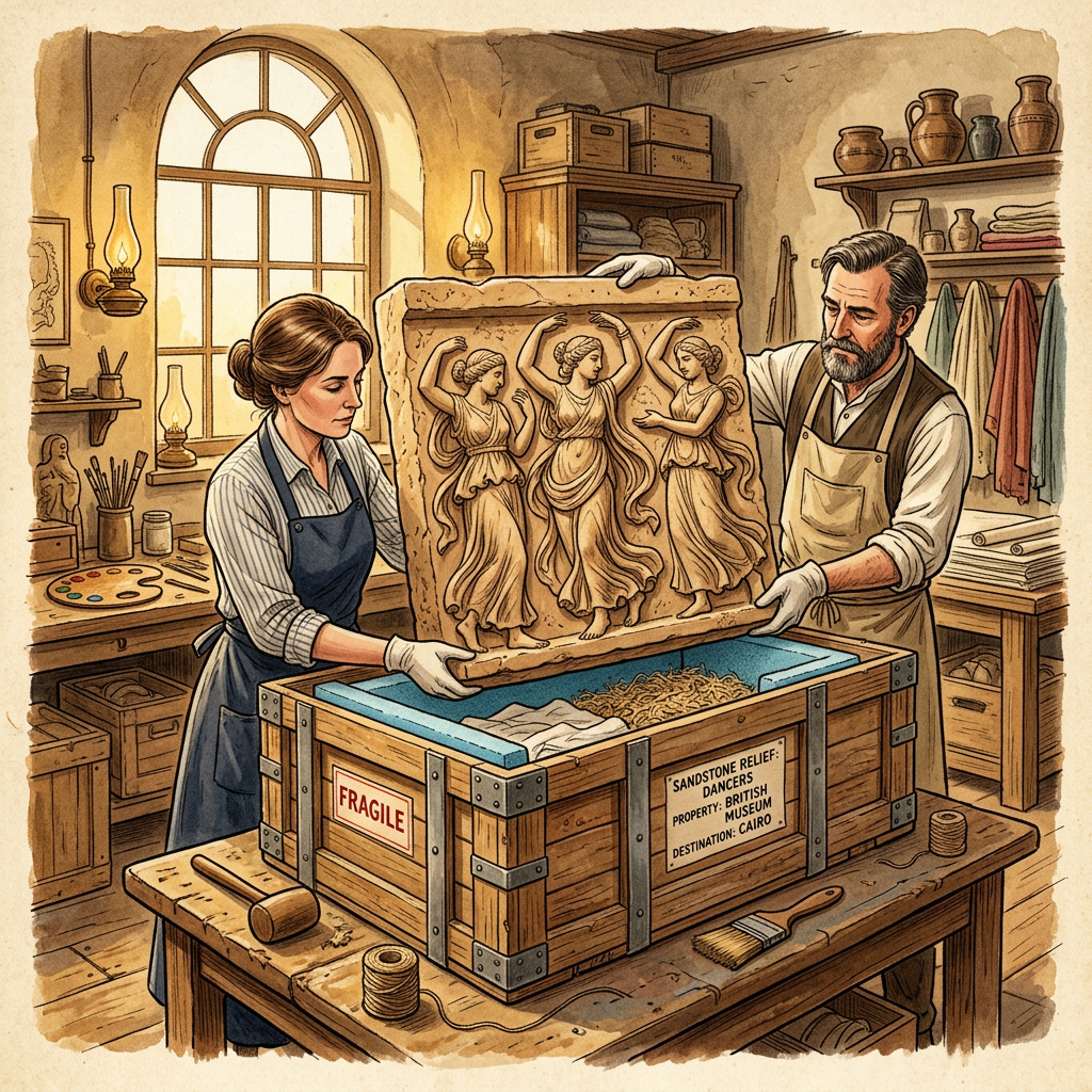 Swiss Museum Returns Looted 11th-Century 'Khajuraho-Style' Sandstone Frieze to the Archaeological Survey of India