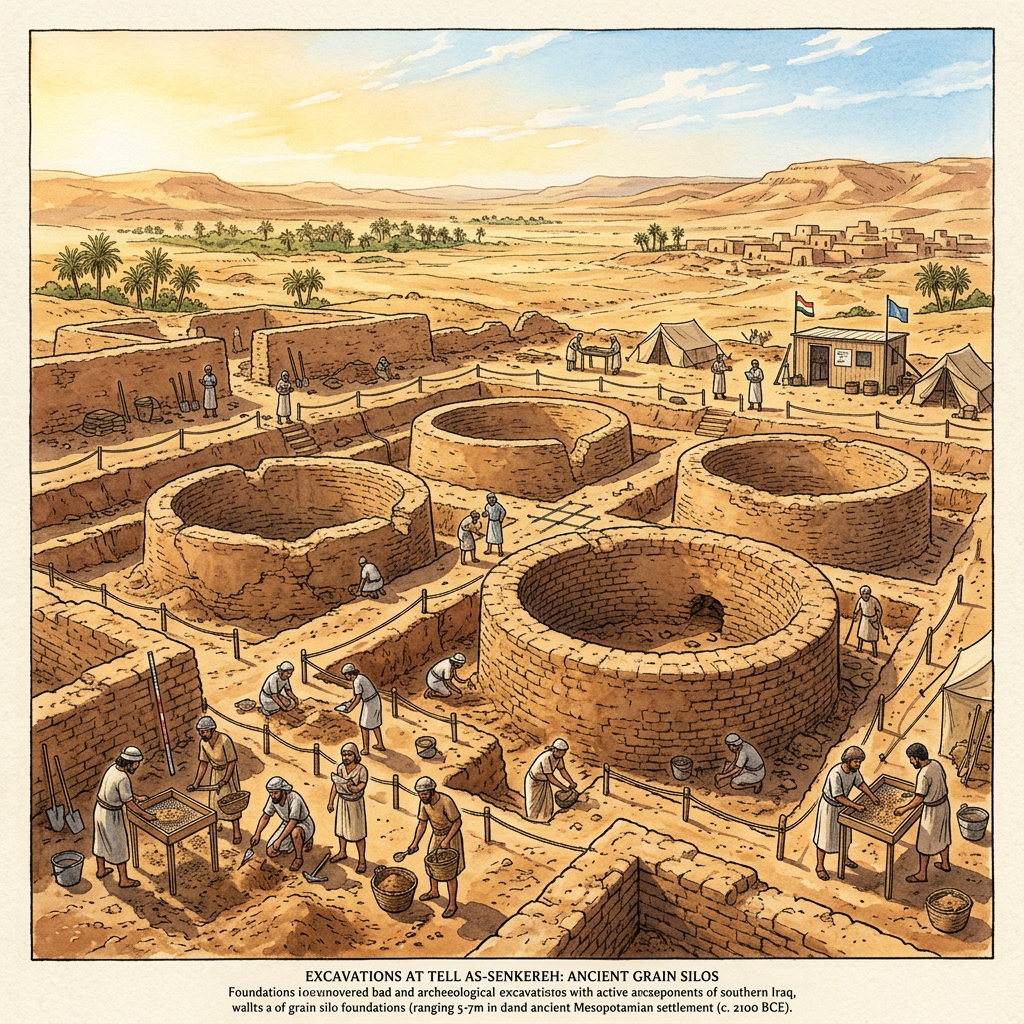 Massive 4,000-Year-Old 'Sumerian Grain-Exchange' and Administrative Hub Uncovered in the Marshes of Southern Iraq