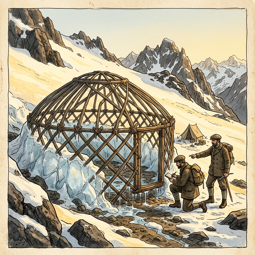 Melting Glaciers in the Altai Mountains Reveal Intact 3,000-Year-Old Nomadic Dwellings with Woolen Insulation