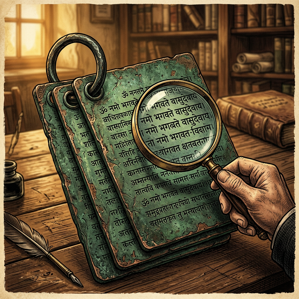 Discovery of 5th-Century CE 'Pramana-Lakshana' Copper Plates in Vidarbha Outlines the 'Philosophy of Epistemic Trust'