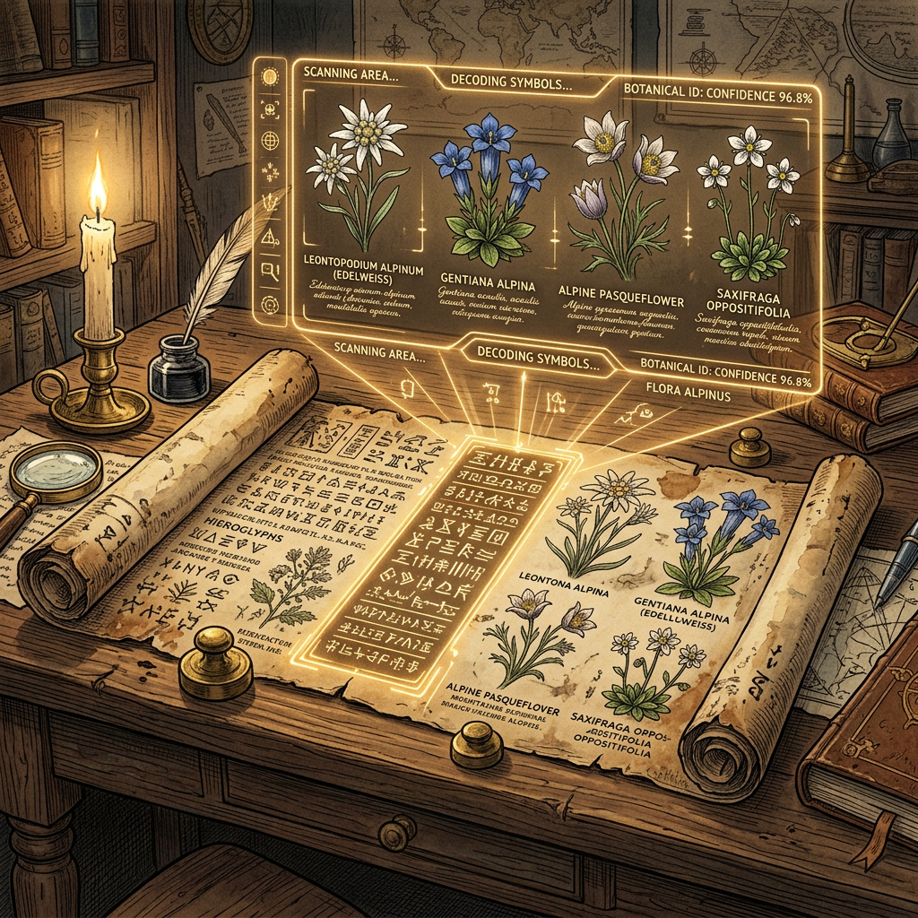 AI-Assisted Decipherment of 8th-Century 'Sharada Script' Manuscripts Unveils Lost Sanskrit Treatises on Alpine Ethnobotany