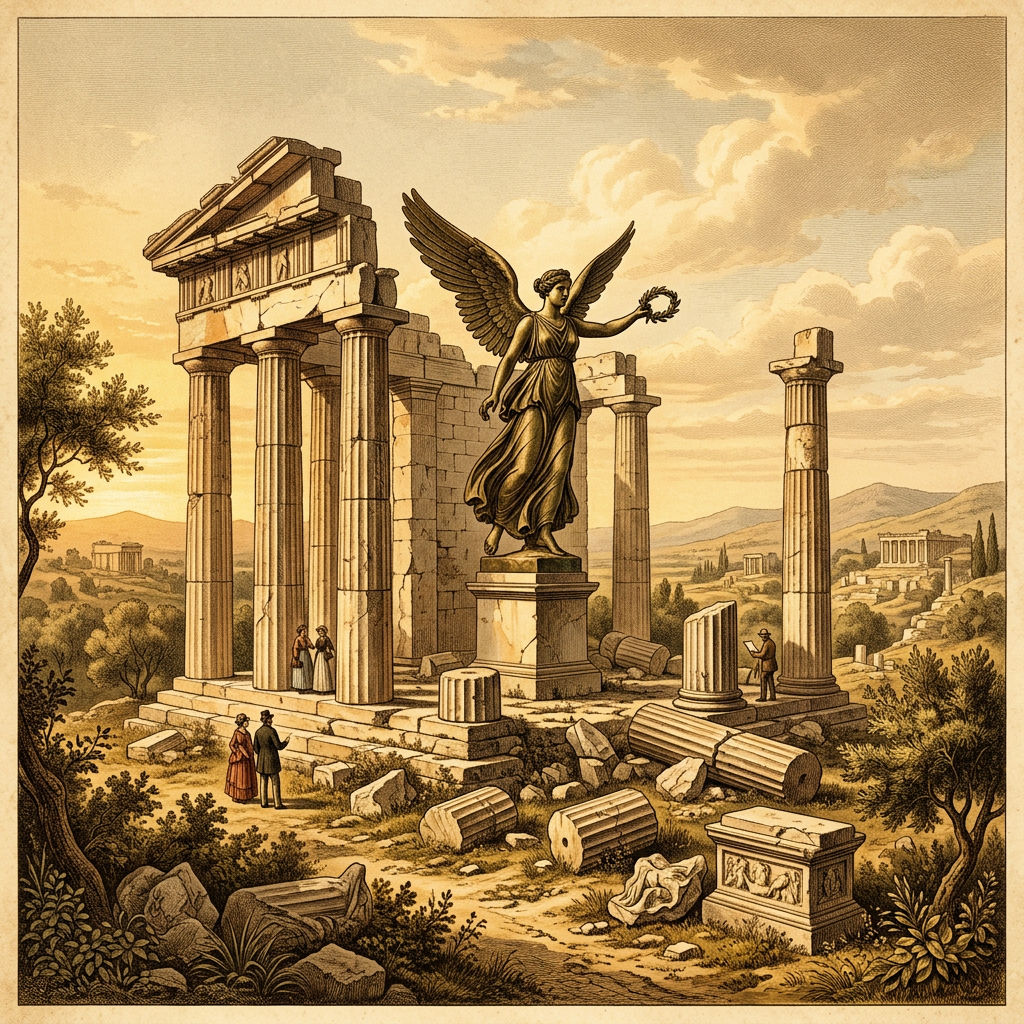 Archaeologists Unearth 2,300-Year-Old 'Temple of the Winged Victory' Nike with Intact Bronze Chariot Votives in Ancient Elis