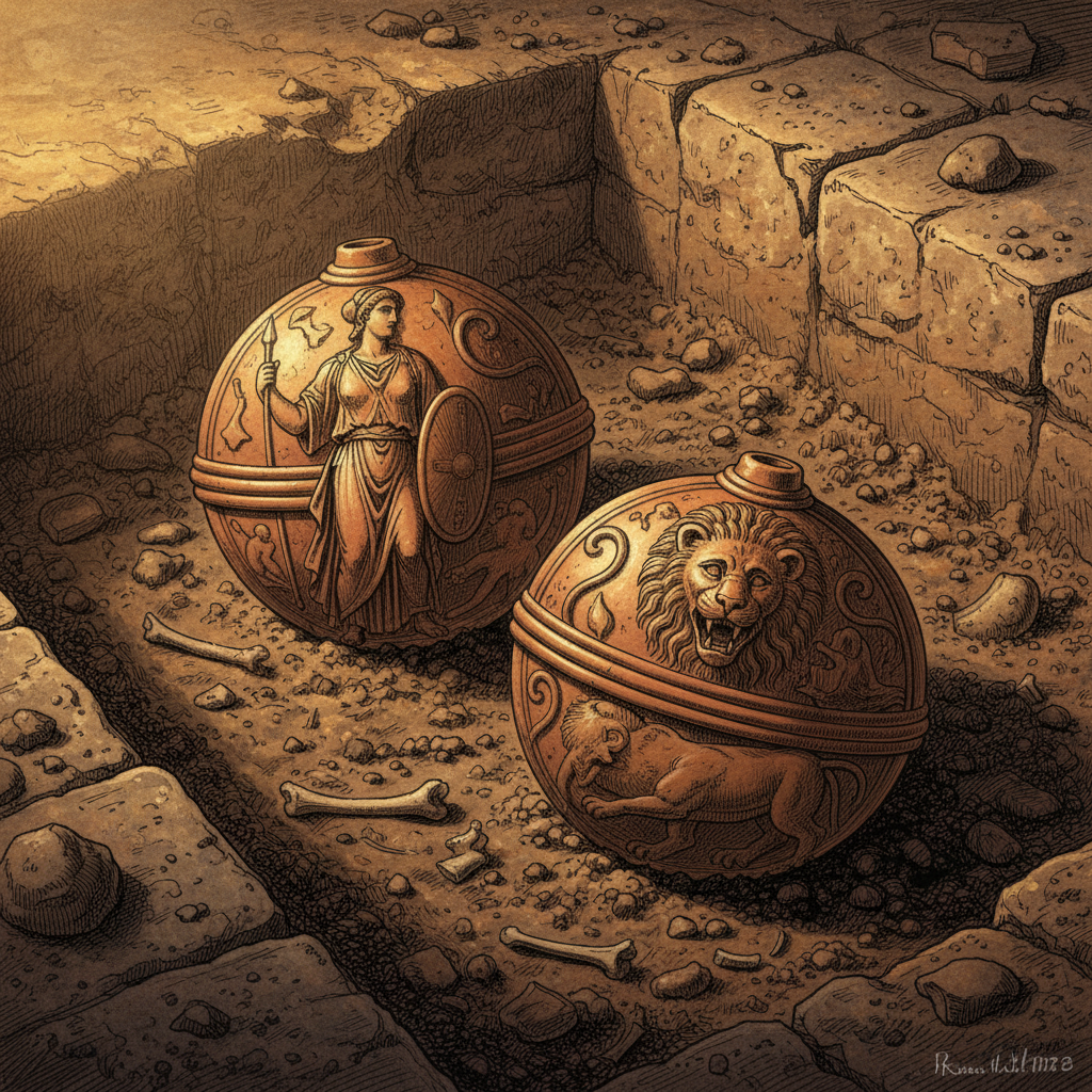 Rare 1st-Century 'Cybele Rattles' Uncovered in Rome's Subura Reveal Auditory Grandeur of Megalesia Festivals