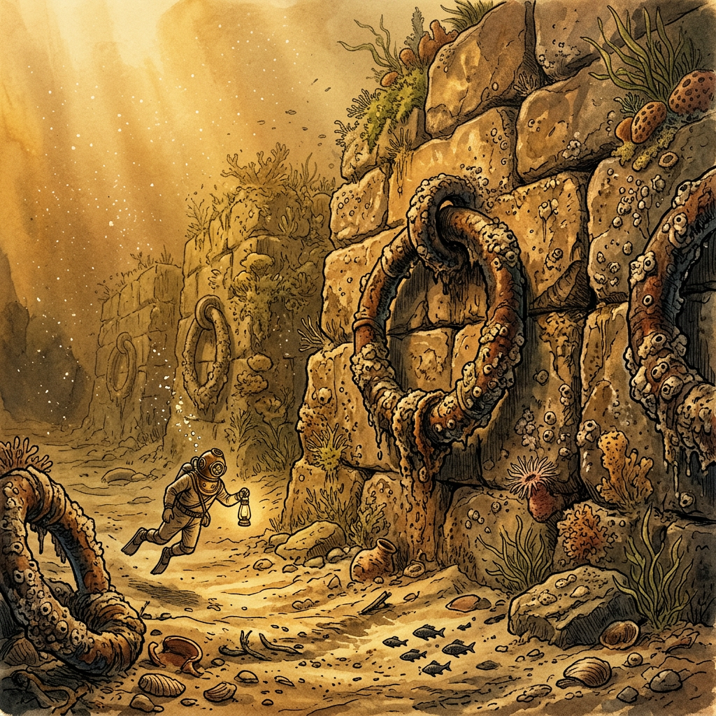 Submerged 3rd-Century BCE 'Nanda-era' Maritime Port and Stone Mooring Rings Identified off the Bengal Coast