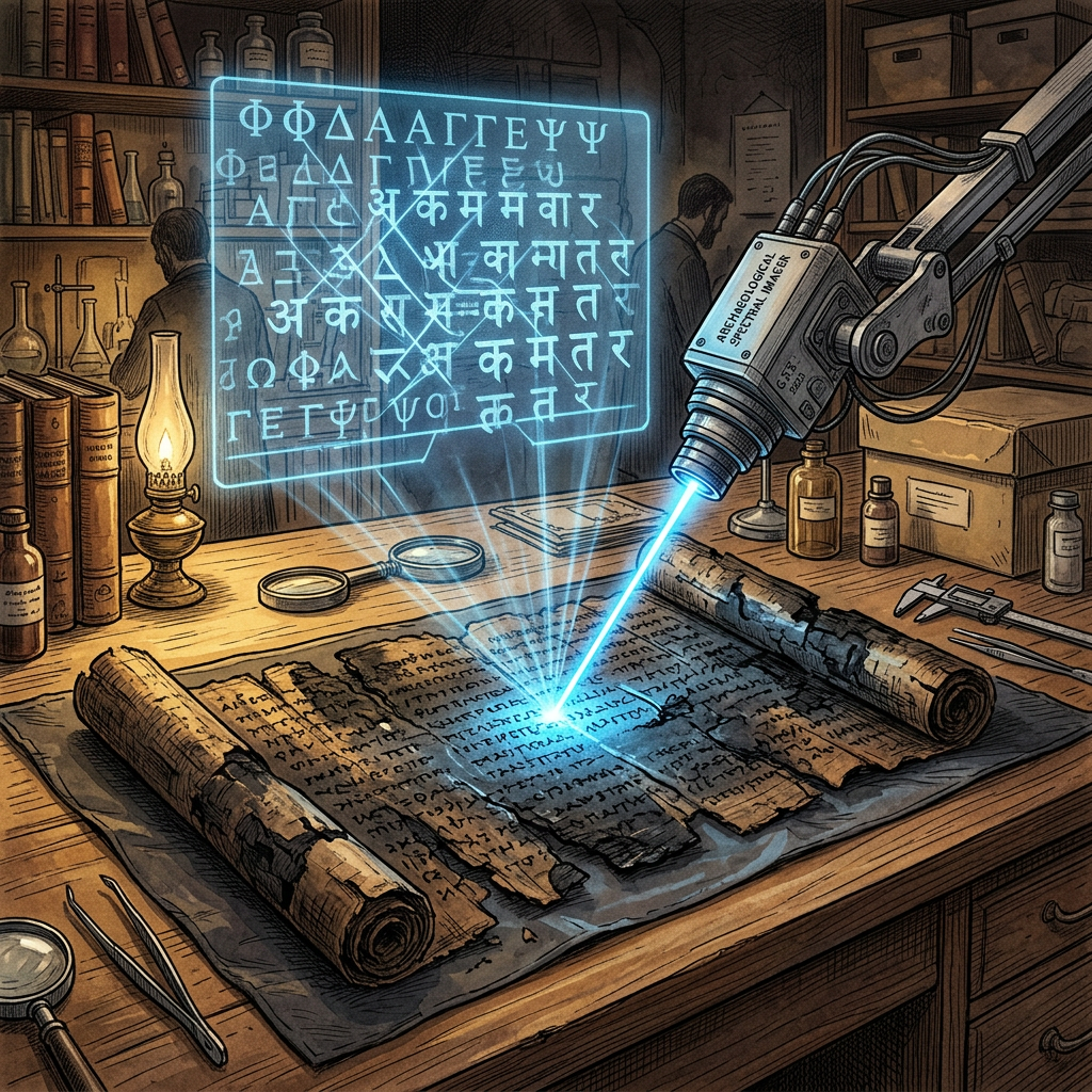 AI Deciphers 'Lost Logical Syllogisms' in Herculaneum Papyrus Detailing Greco-Vedic Philosophical Parallels