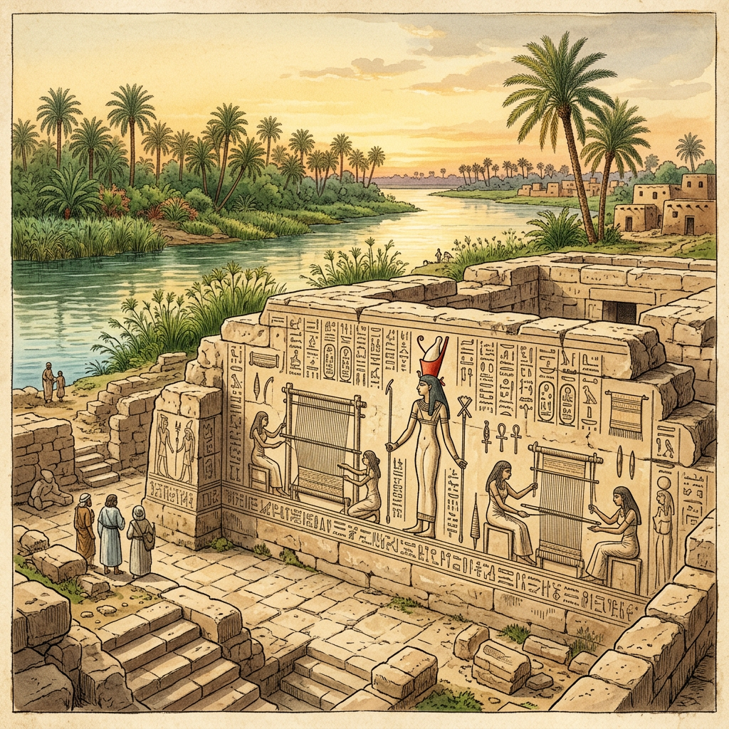 Archaeologists Unearth 2,400-Year-Old 'Temple of the Weaver Goddess' Neith in Egypt’s Western Nile Delta