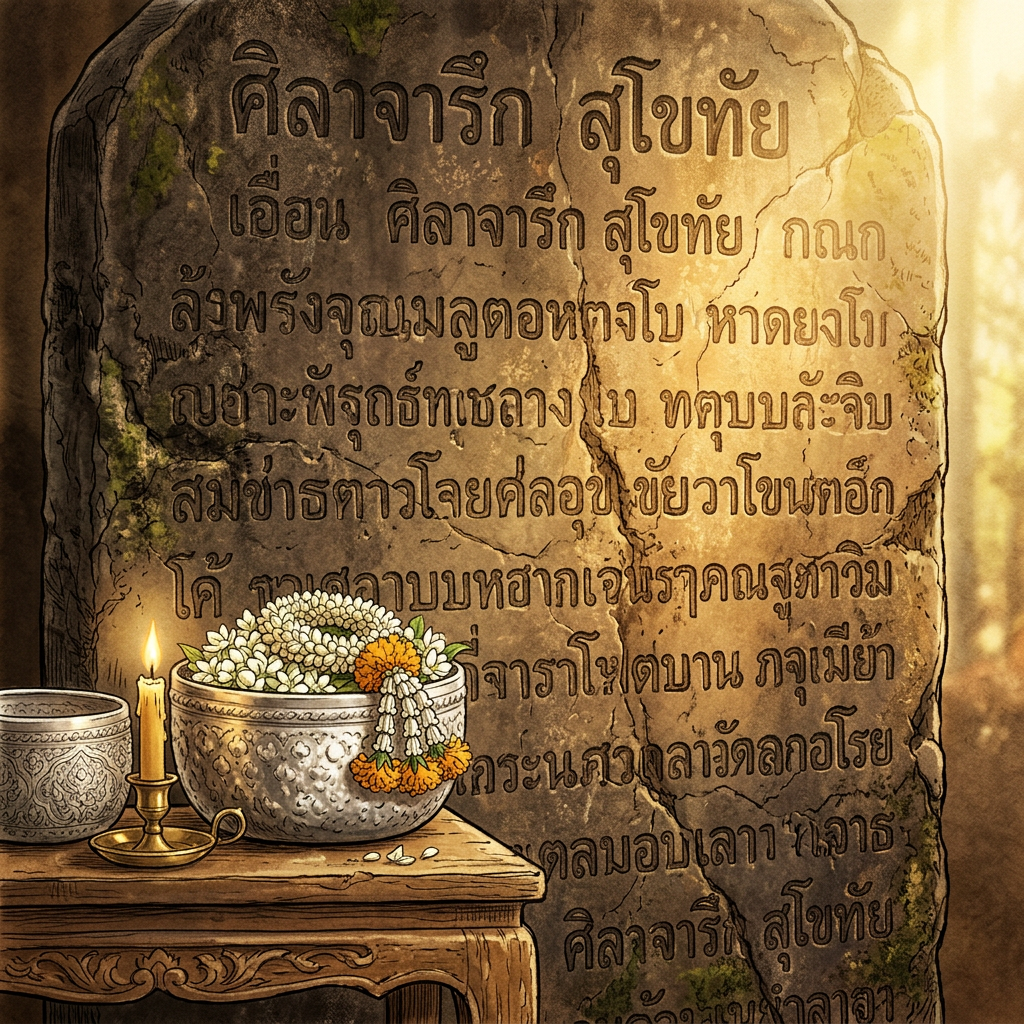 Thai Ministry of Culture Unveils Restoration of Ayutthaya-Era 'Water-Lustral' Inscriptions Ahead of Songkran