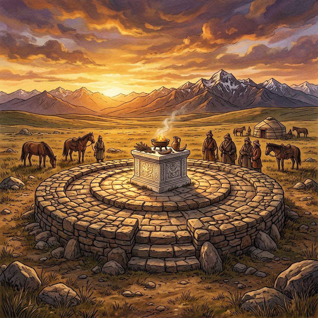 Archaeologists Unearth 2,300-Year-Old 'Temple of the Winged Stallion' in Ancient Scythian Burial Mound, Kazakhstan