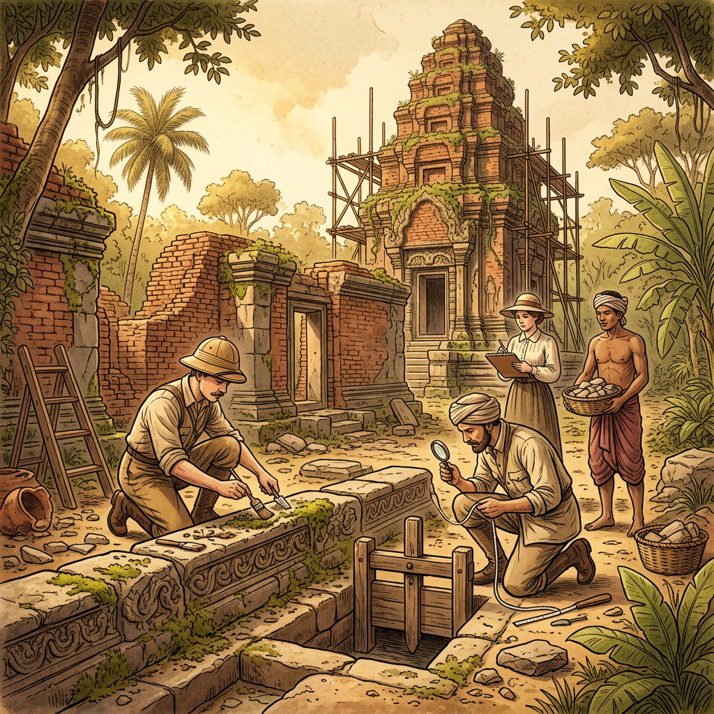 Restoration of 11th-Century 'Preah Vihear' Style Temple in Remote Stung Treng Reveals Hidden Sluice Gates