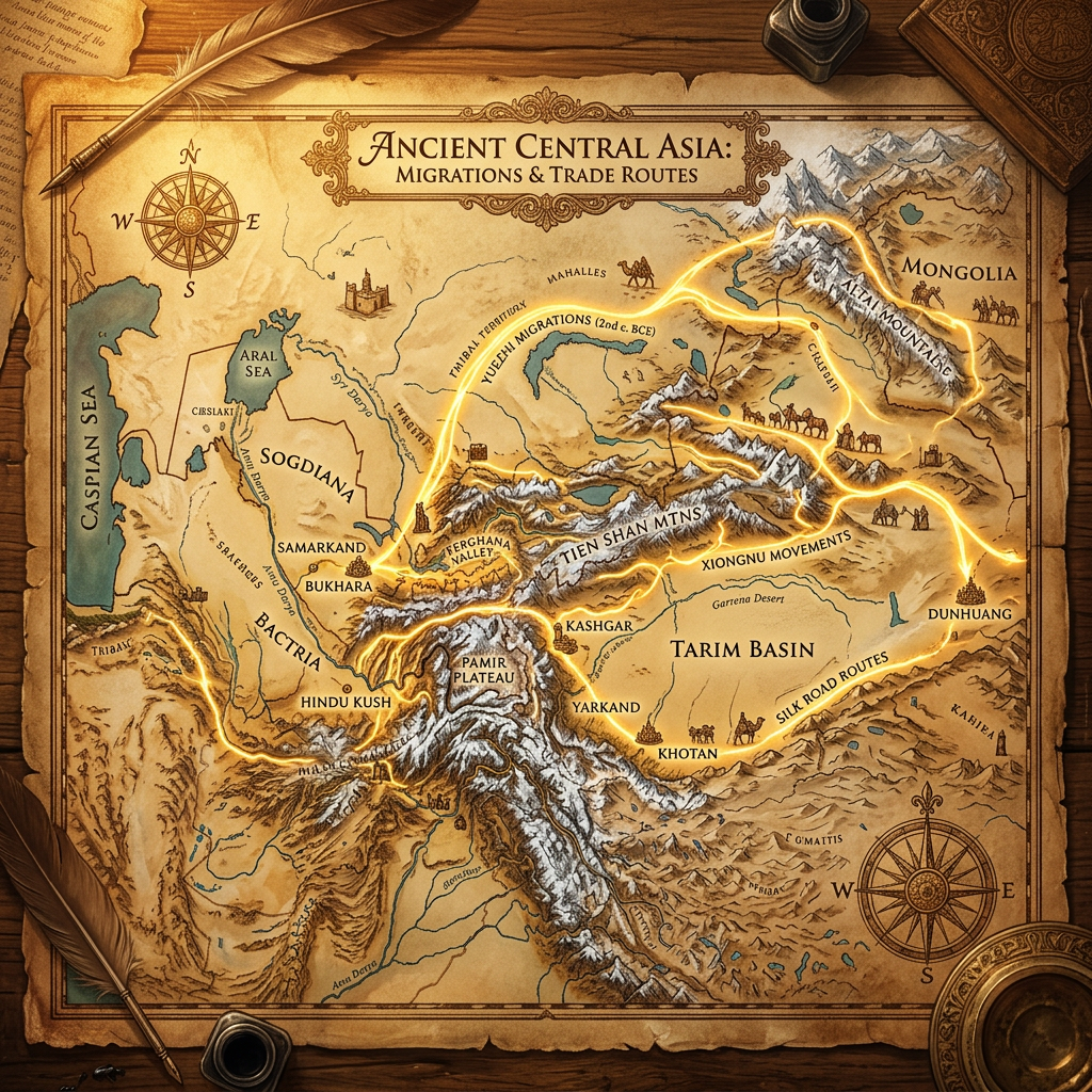 Paleogenomic Analysis of 12,000-Year-Old 'Tien Shan' Remains Identifies a Lost Hunter-Gatherer Pulse into the Tarim Basin