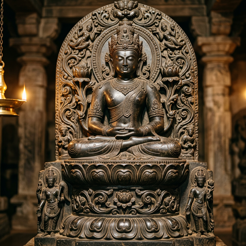 Museum of Fine Arts, Boston Returns 12th-Century ‘Pala Dynasty’ Stone Stele of Khasarpana Lokesvara to India