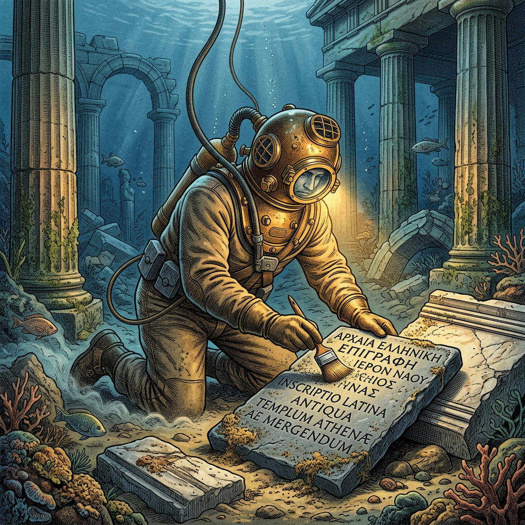 Underwater Discovery at Submerged Library of Canopus Yields Lead Tablets on the 'Metaphysics of the Great Void'