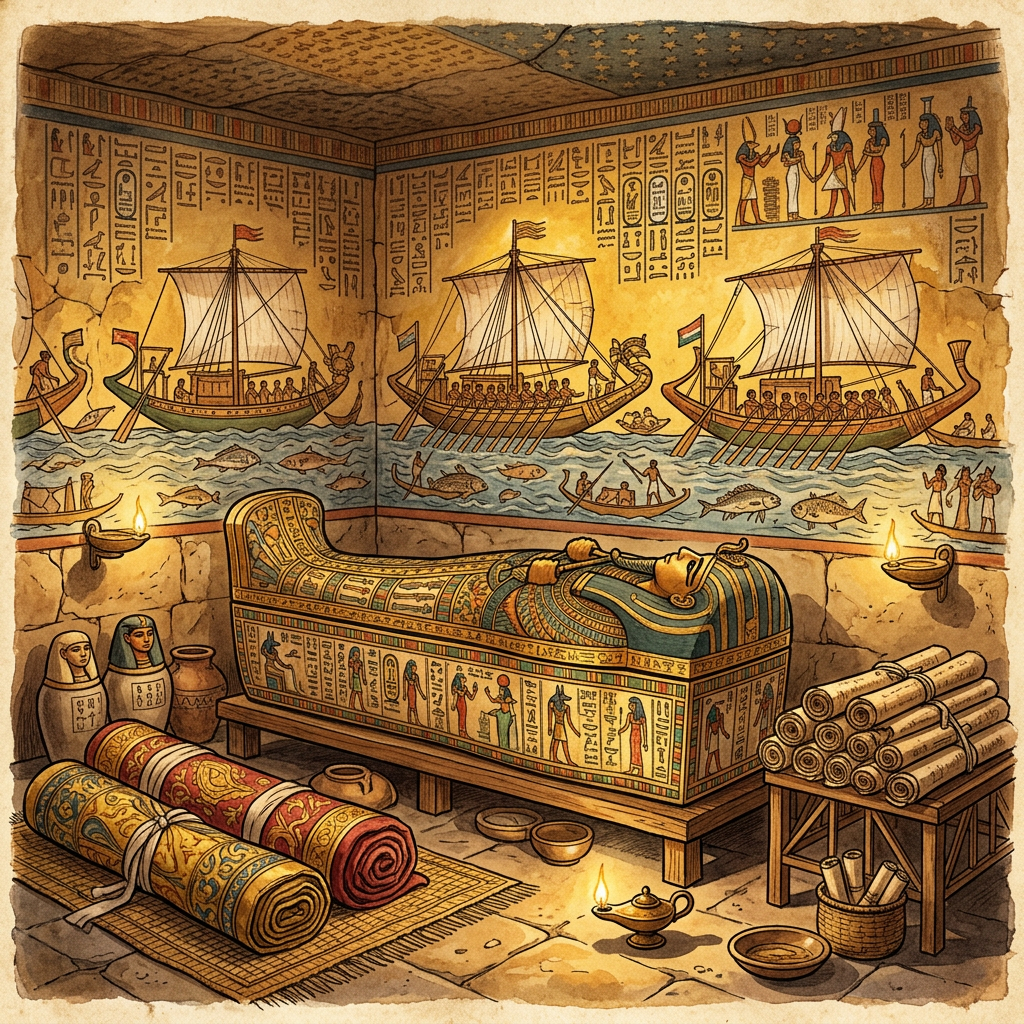 Pristine 18th-Dynasty 'Royal Silk-Merchant's Tomb' Uncovered in Saqqara with Rare Indian Ocean Trade Contracts