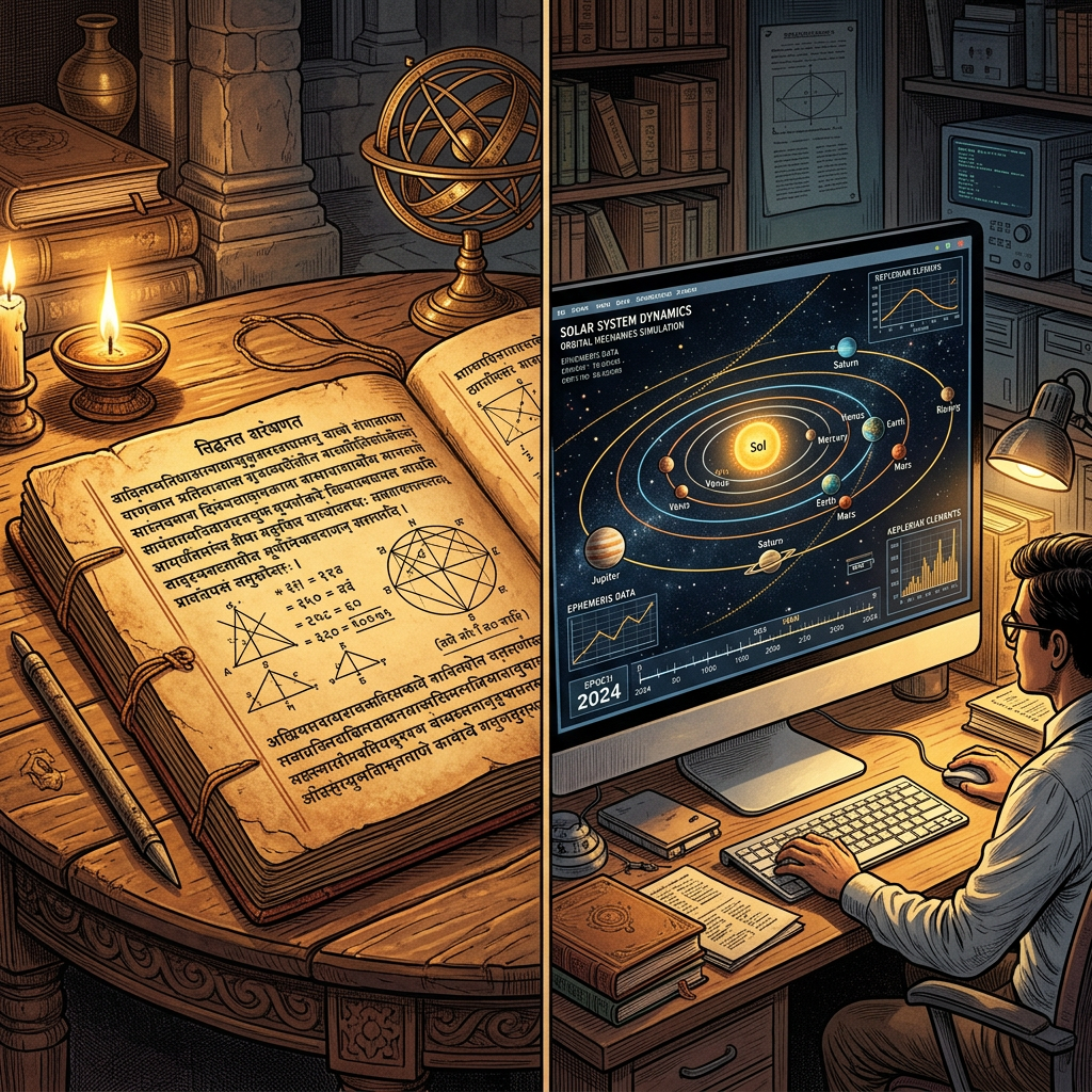 Computational Study of 11th-Century 'Siddhanta-Shiromani' Manuscripts Reveals Early Numerical Methods for Modeling Planetary Acceleration