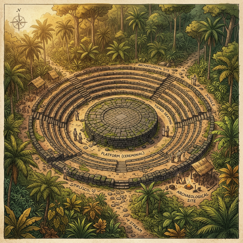 Massive 'Basalt-Paved' Ritual Theater Uncovered in Southern India Reveals Origins of 2,000-Year-Old 'Spirit-Dancer' Festivals