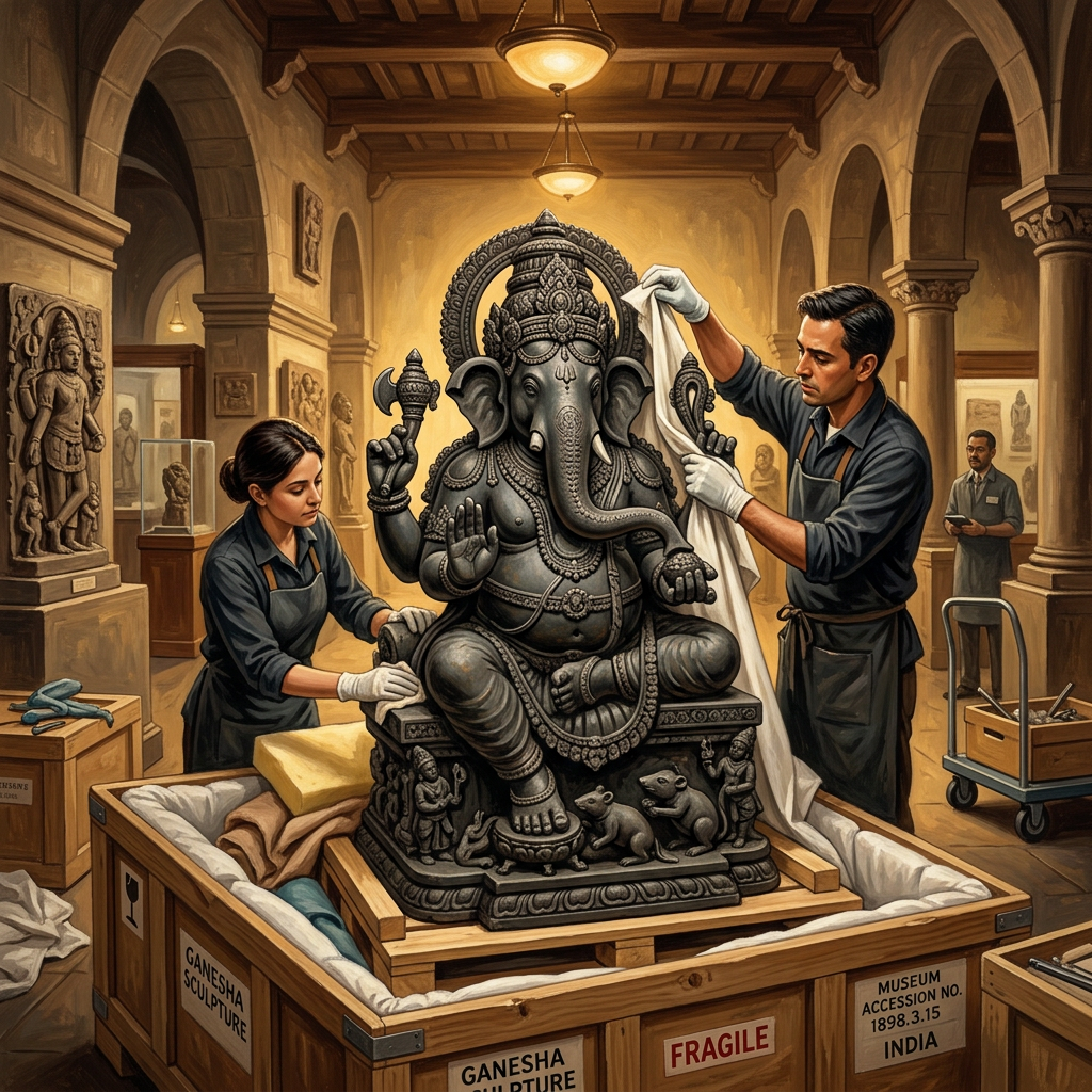 The Rijksmuseum Formally Repatriates a Rare 13th-Century 'Singhasari Ganesha' to Indonesia's National Museum