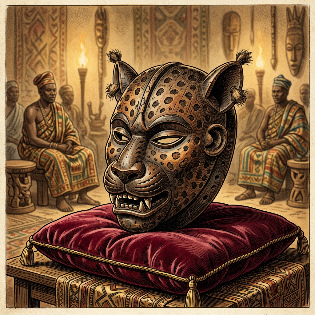 Germany Formally Repatriates the Sacred 18th-Century 'Mask of the Leopard' to the Republic of Cameroon