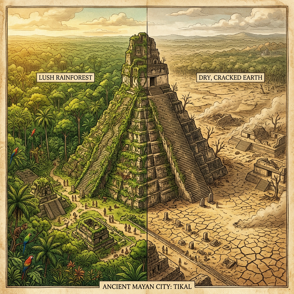 New Scientific Study Links the Abandonment of 'Mesoamerican Urban Centers' to a 100-Year Disruption in the Intertropical Convergence Zone