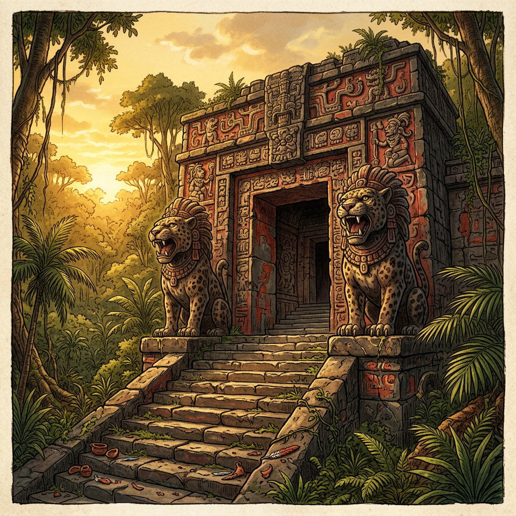 Discovery of 2,200-Year-Old 'Temple of the Jaguar-Warrior' at Monte Albán Reveals Intact Red-Pigmented Reliefs