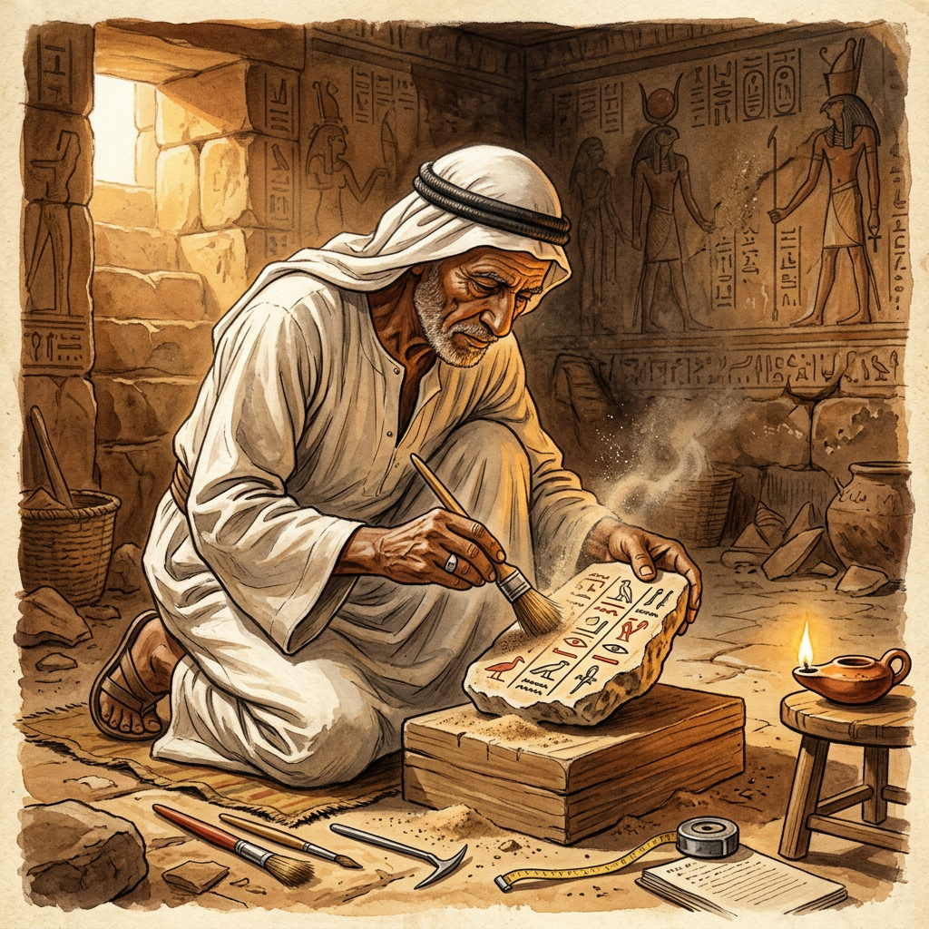 Intact 5th-Dynasty 'Master of the Royal Scribes' Training Wing' Uncovered in Saqqara with Rare Practice Ostraca