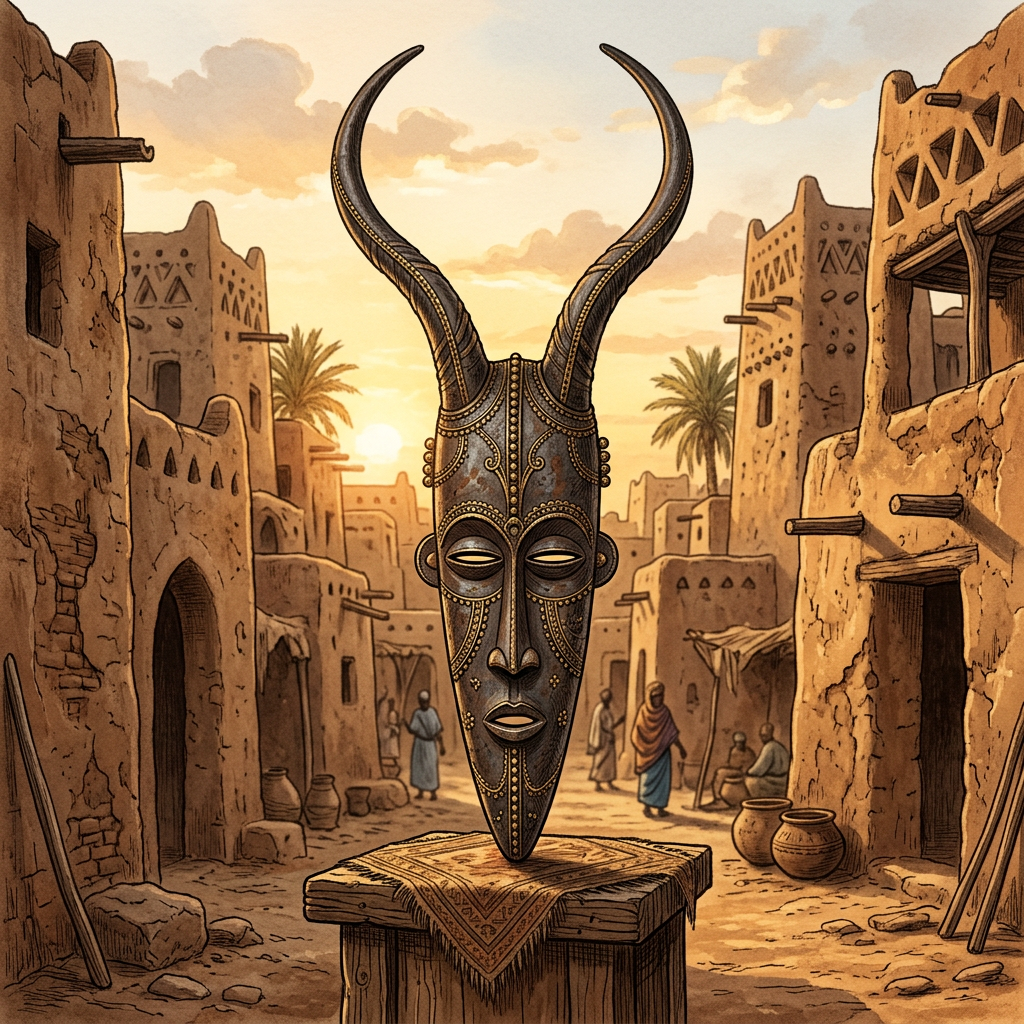 Discovery of 'Iron-Gilded' Antelope Masks in Mali Reveals 1,200-Year-Old Roots of 'Festival of the Savanna Spirit'