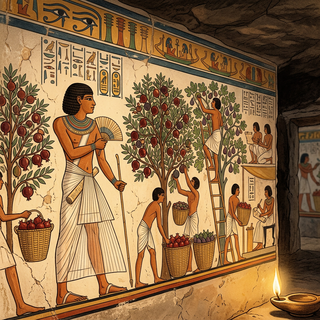 Intact 22nd-Dynasty 'Master of the Royal Orchards' Tomb Uncovered in Bubastis with Rare Reliefs of Exotic Fauna