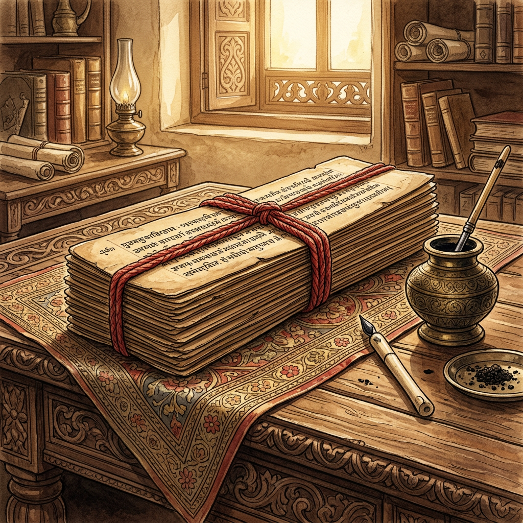 12th-Century 'Yukti-Deepa-Kaustubha' Manuscript on the Logic of Counter-Factual Inference Discovered in Ujjain