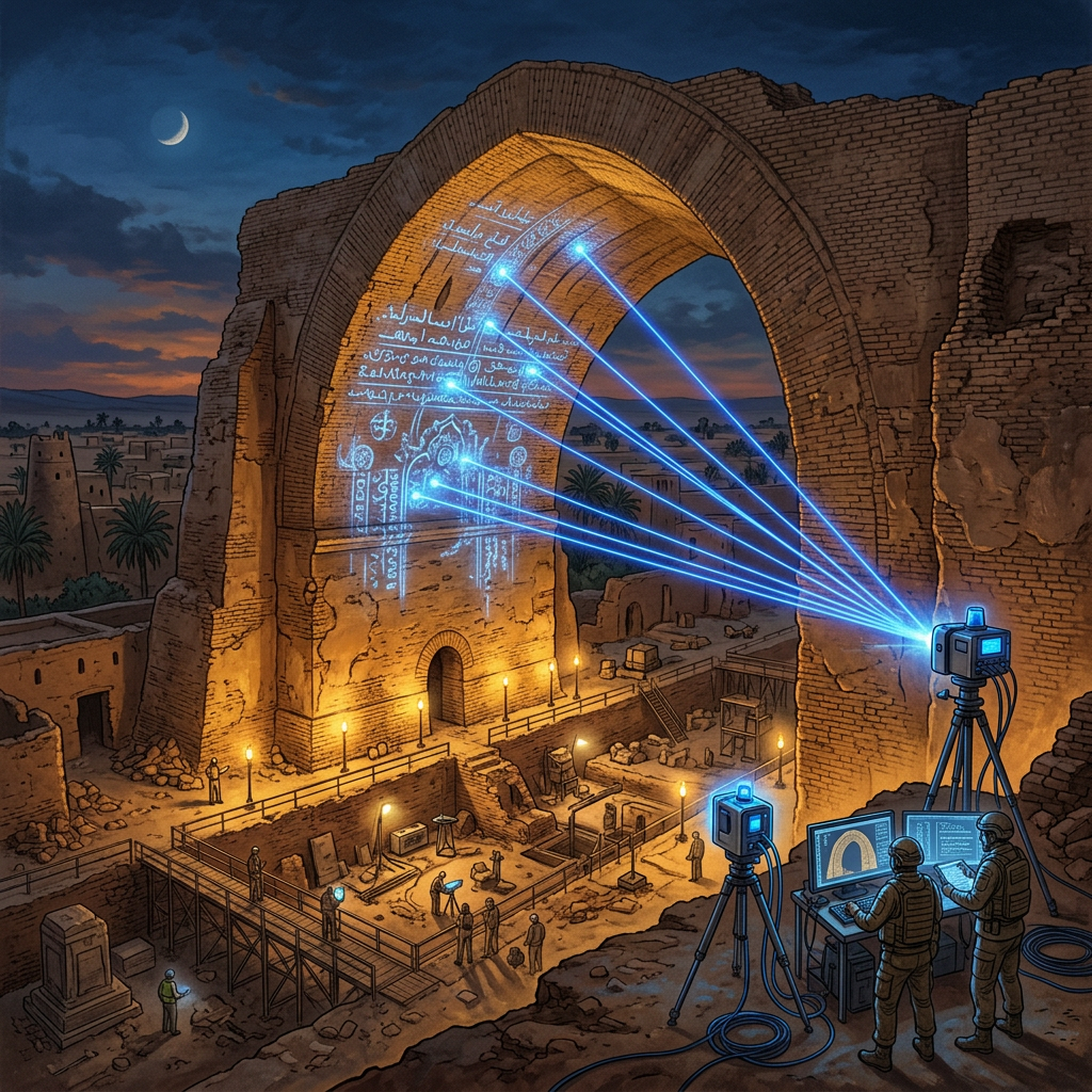 Breakthrough Heritage Tech: 'Molecular-Scanning' Uncovers Hidden Sassanid Royal Inscriptions Beneath the Walls of the Taq Kasra