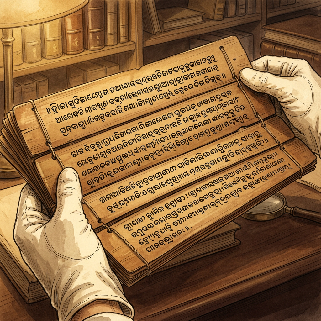 9th-Century 'Sabda-Tattva-Vatika' Scroll Discovered in West Bengal Vault Reveals Early Vedic Theories of Semantic Potential