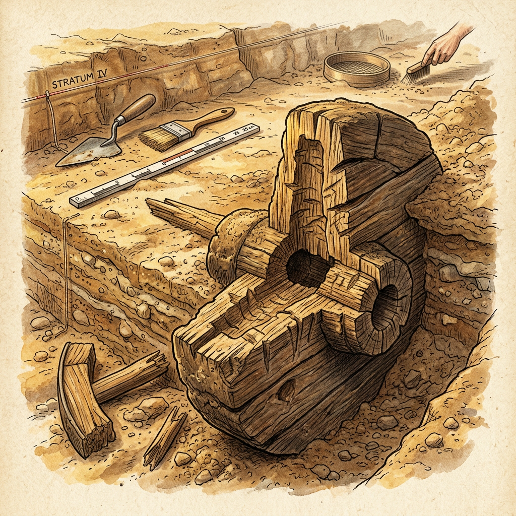 4,500-Year-Old 'Harappan Cart-Wheel Manufactory' and Intact Acacia-Wood Hubs Uncovered in Rural Haryana