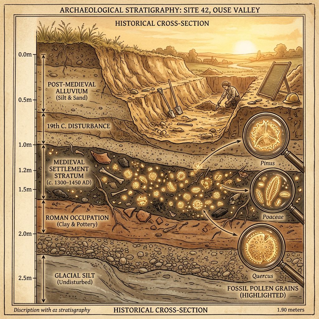 Submerged 'Pollen-Traps' in the Nile Delta Link the Rise of the First Dynasty to a Century of Unprecedented Flood Stability