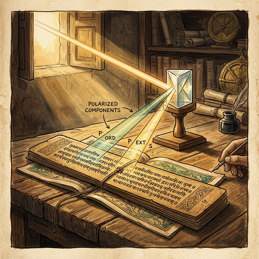 Computational Analysis of 11th-Century 'Jyotir-Mahodadhi' Manuscripts Reveals Early Sanskrit Algorithms for Modeling Non-Linear Atmospheric Polarization