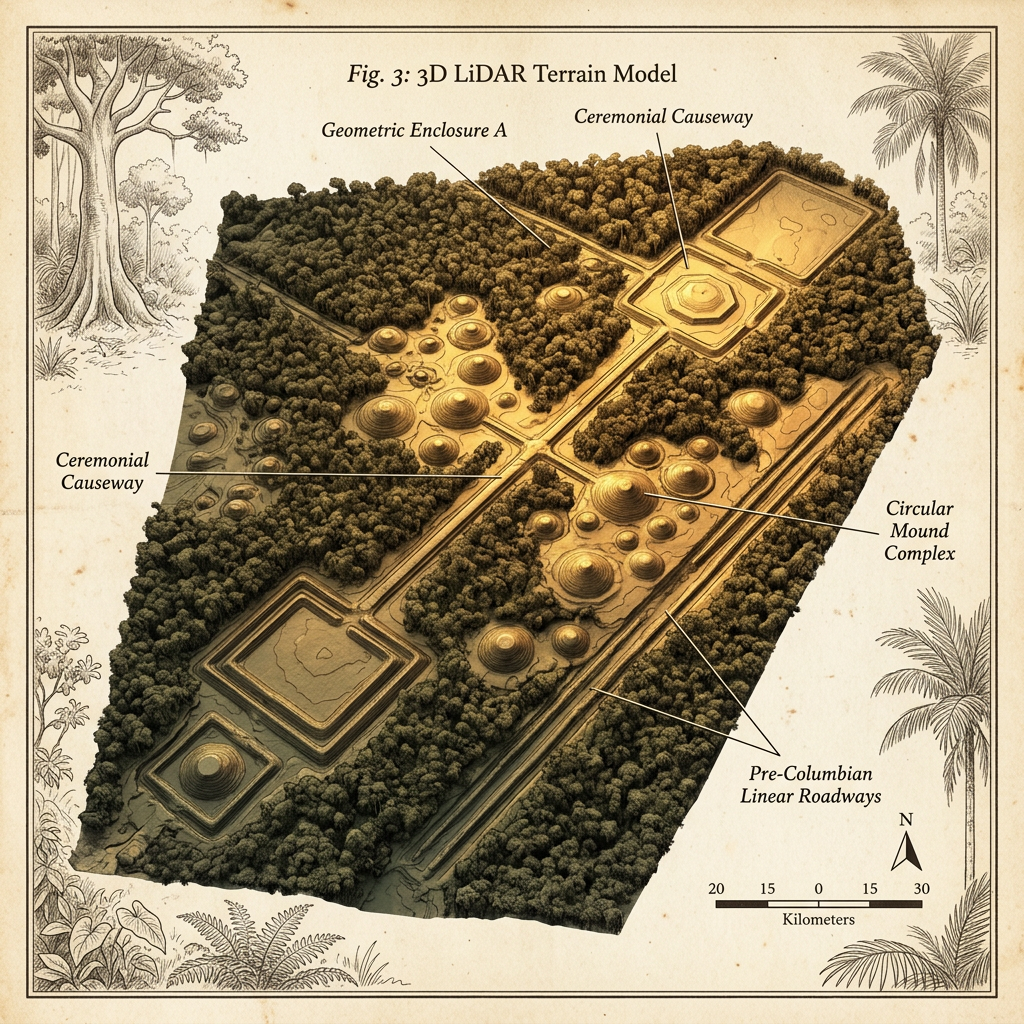 LiDAR Mapping in the Southern Highlands of Brazil Reveals a Massive 2,000-Year-Old 'Ritual Mound-Network' and Solar-Aligned Causeway System