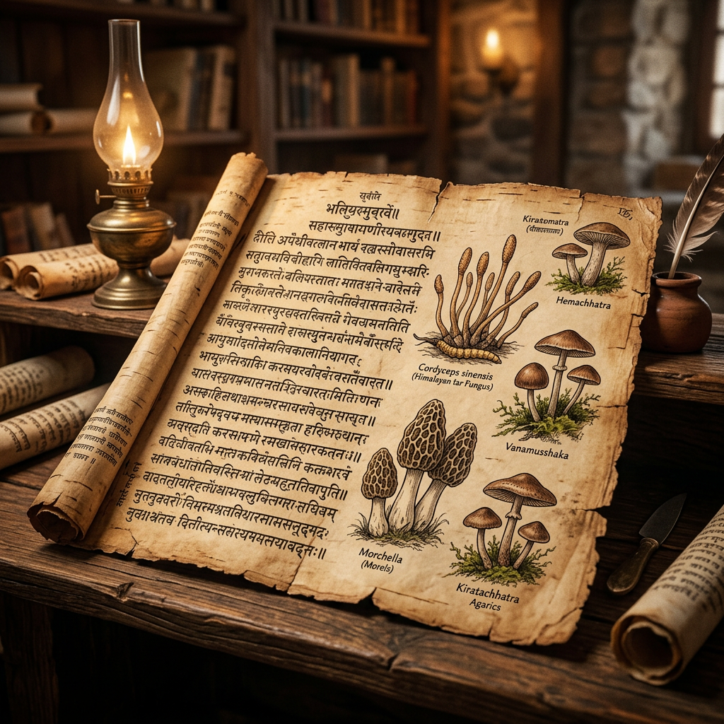 AI-Driven Decipherment of 8th-Century 'Siddham' Script Fragments from Spiti Unveils Lost Sanskrit Treatises on the Systematic Classification of Alpine Fungi