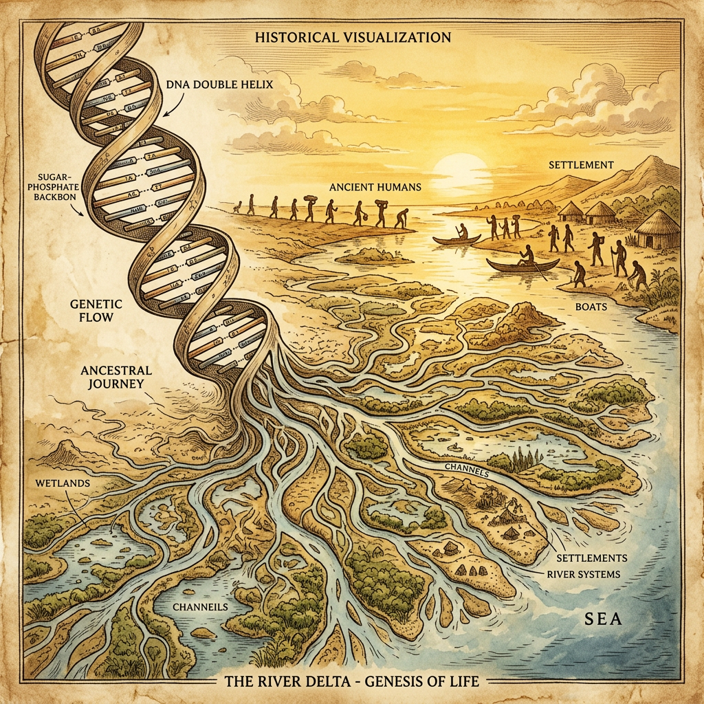 Genomic Study of 9,000-Year-Old 'Brahmaputra Basin' Remains Identifies Earliest Genetic Markers for Seasonal Riverine Adaptation