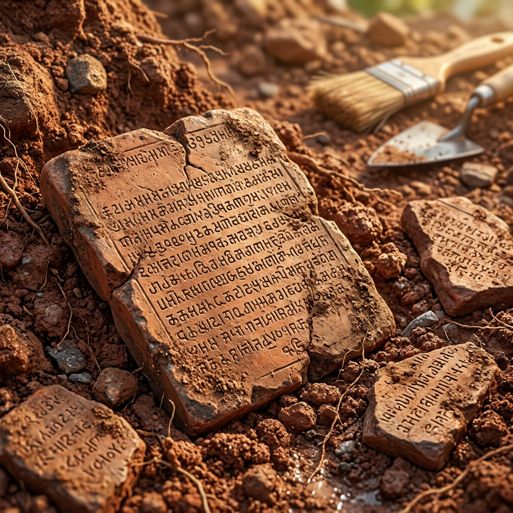 6th-Century BCE 'Karya-Niti' Tablets Discovered in the Narmada Basin Reveal Early Vedic Ethics of Causality