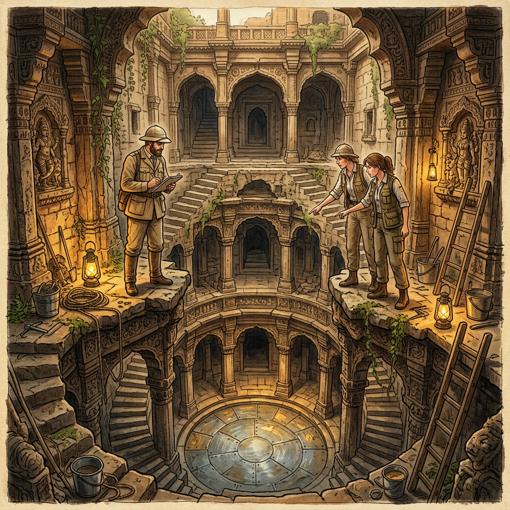 Restoration of 10th-Century 'Western Ganga' Dynasty Step-Temple in Karnataka Reveals Hidden 'Zinc-Lined' Ritual Reservoirs