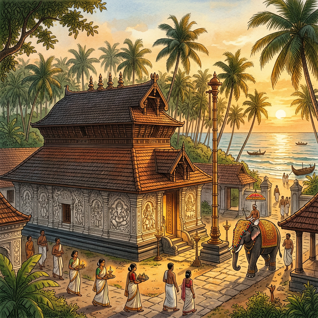 Rare 9th-Century 'Mushika' Dynasty Structural Temple with Intact 'Coral-Lime' Stucco Reliefs Uncovered in North Malabar