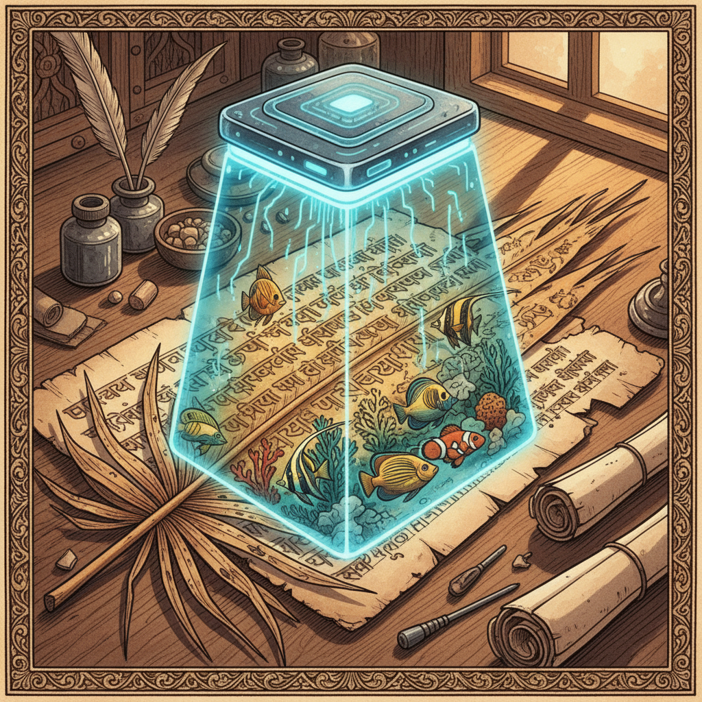 AI-Assisted Decipherment of 9th-Century 'Grantha-Malayalam' Palimpsests Detailing Lost Sanskrit Treatises on Ancient Indian Marine Biology