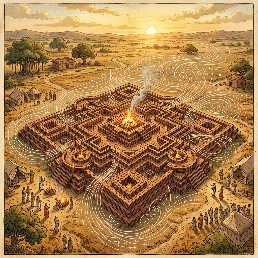 Research on 2nd Millennium BCE 'Atharvavedic' Ritual Layouts Reveals Advanced Geometrical Logic for Precision Atmospheric Pressure Monitoring