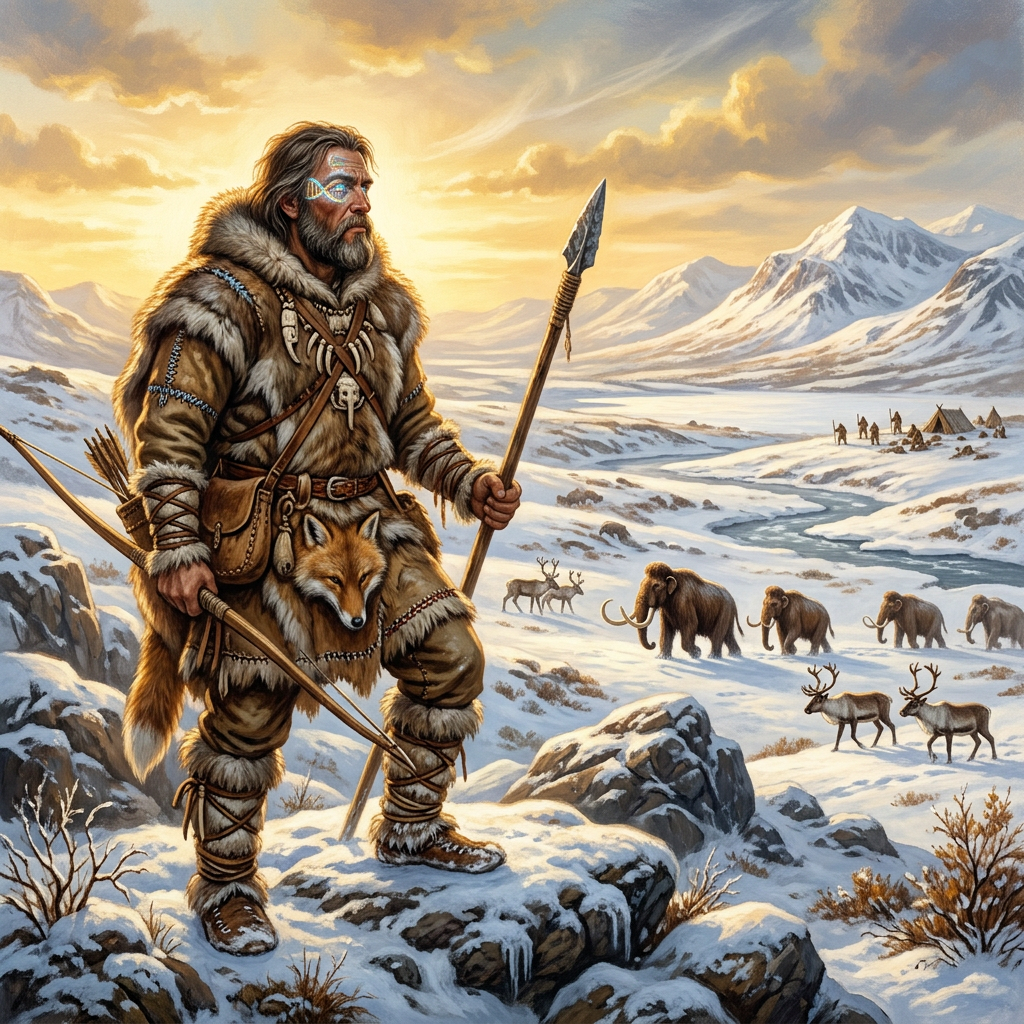 Genomic Analysis of 12,000-Year-Old 'Paleo-Arctic' Remains Identifies Earliest Genetic Selection for Resilience to High-Latitude Phototoxicity