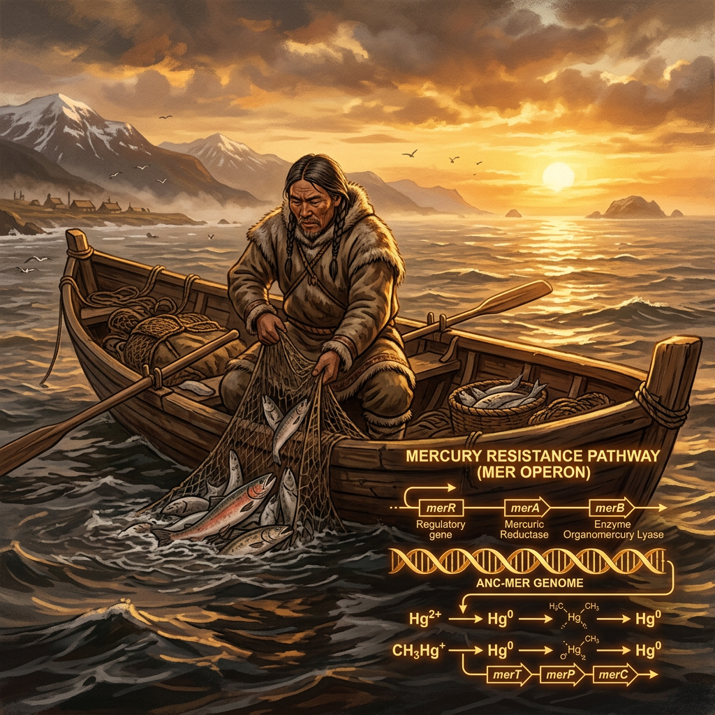 Genomic Study of 7,000-Year-Old 'Okhotsk Sea' Remains Identifies Earliest Genetic Signature of Resilience to Endemic Marine Mercury Toxicity