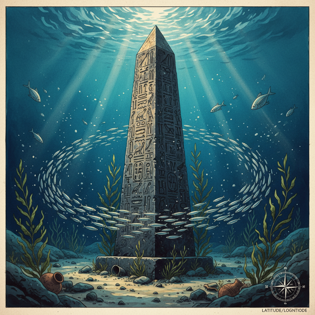 Scholars Unveil 6th-Century 'Philosophy of the Unmoving Sea' Inscriptions at Submerged Thonis-Heracleion