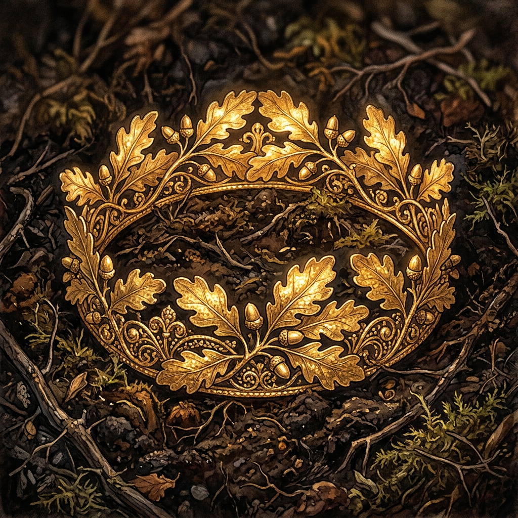 'Gold-Leafed' Oak-Leaf Diadems Found in a German Bog Point to 3,500-Year-Old Roots of 'Spring-Oak' Fertility Festivals