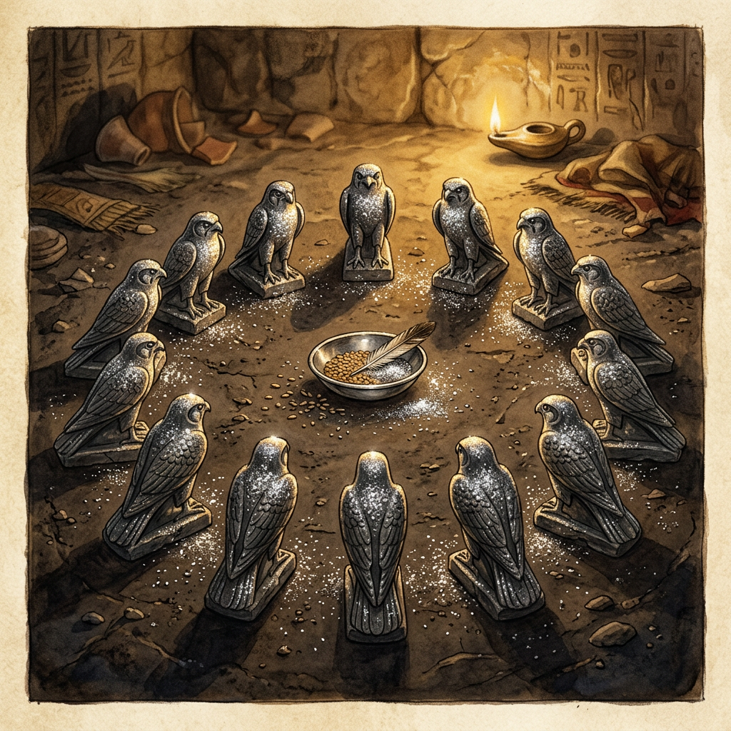 Archaeologists in the Mississippi Delta Uncover 'Galena-Dusted' Falcon Effigies Linked to 1,200-Year-Old 'Festival of the High Skies'