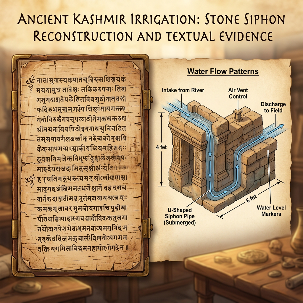 AI-Driven Decipherment of 8th-Century Sharada Script Fragments Unveils Lost Sanskrit Treatises on Theoretical Models of Hydro-Dynamic Drag in Ancient Irrigation