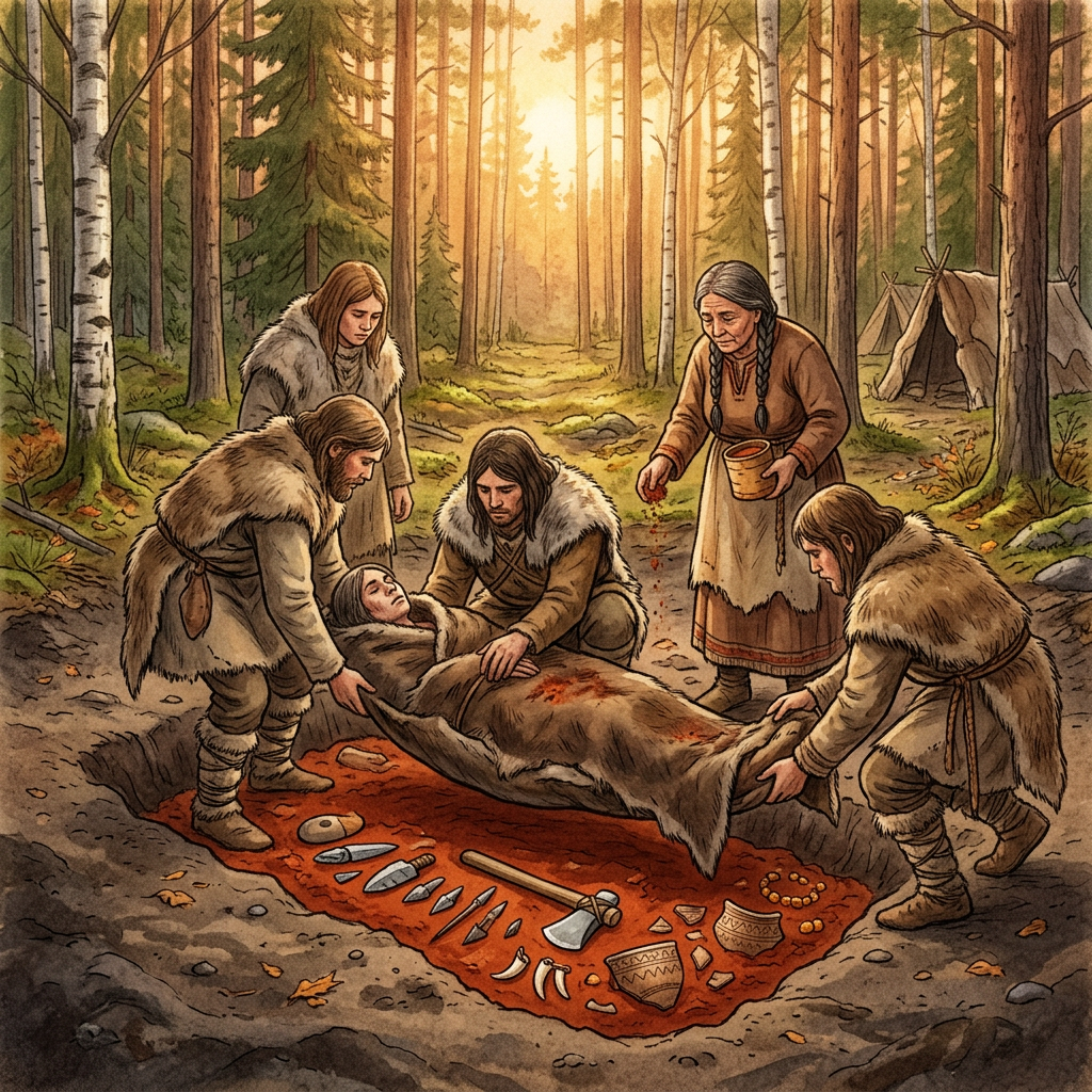 DNA Analysis of 4,000-Year-Old 'Red Ochre' Graves in Eastern Finland Rewrites Early Migration History